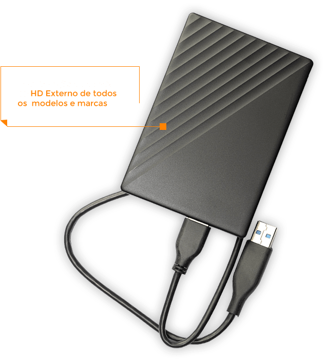 Recuperação de dados de HD Externo
